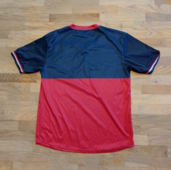 St Louis Cardinals Soccer Jersey Mens XL Blue Red Short Sleeve MLB Baseball - Picture 2 of 5